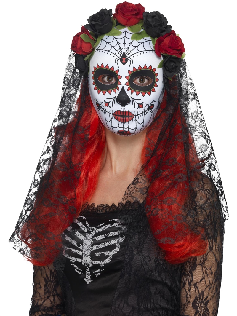 Day Of The Dead Senorita Mask/Product Detail/Costumes