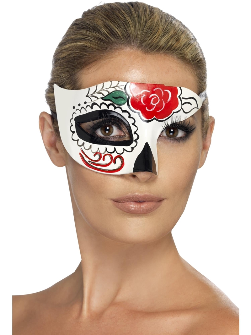 Day Of The Dead Half Eye Mask/Product Detail/Costumes