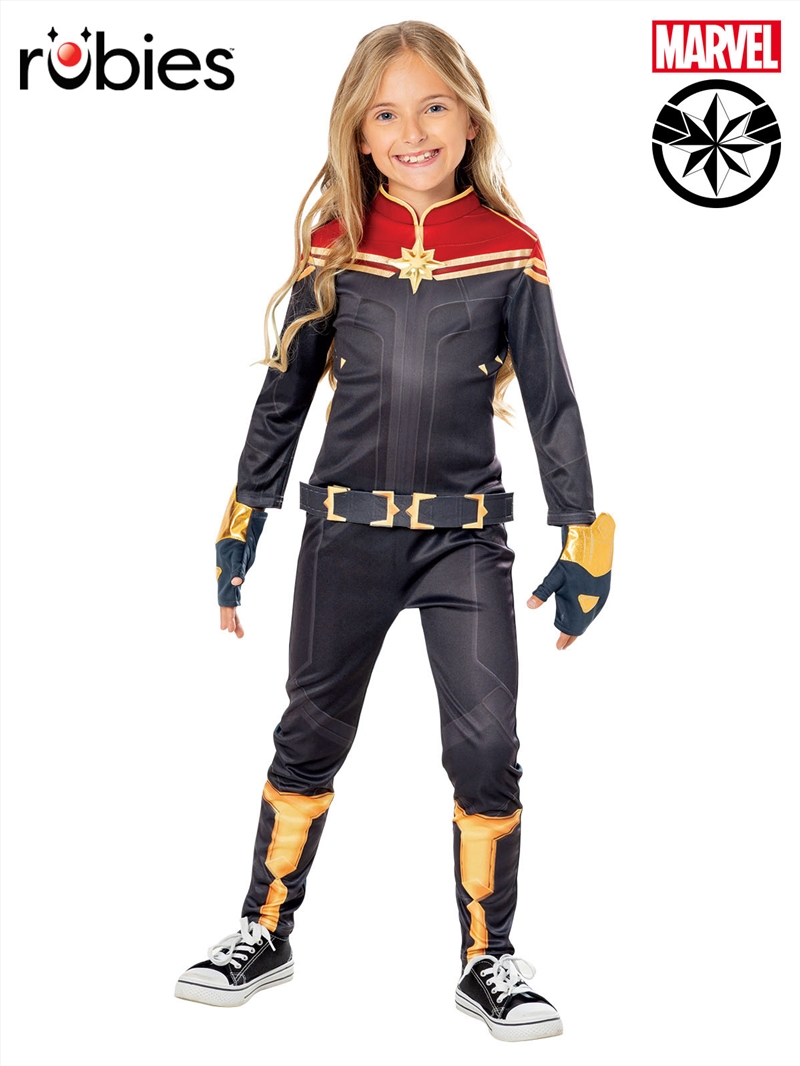 Captain Marvel Deluxe Costume - Size 9-10/Product Detail/Costumes