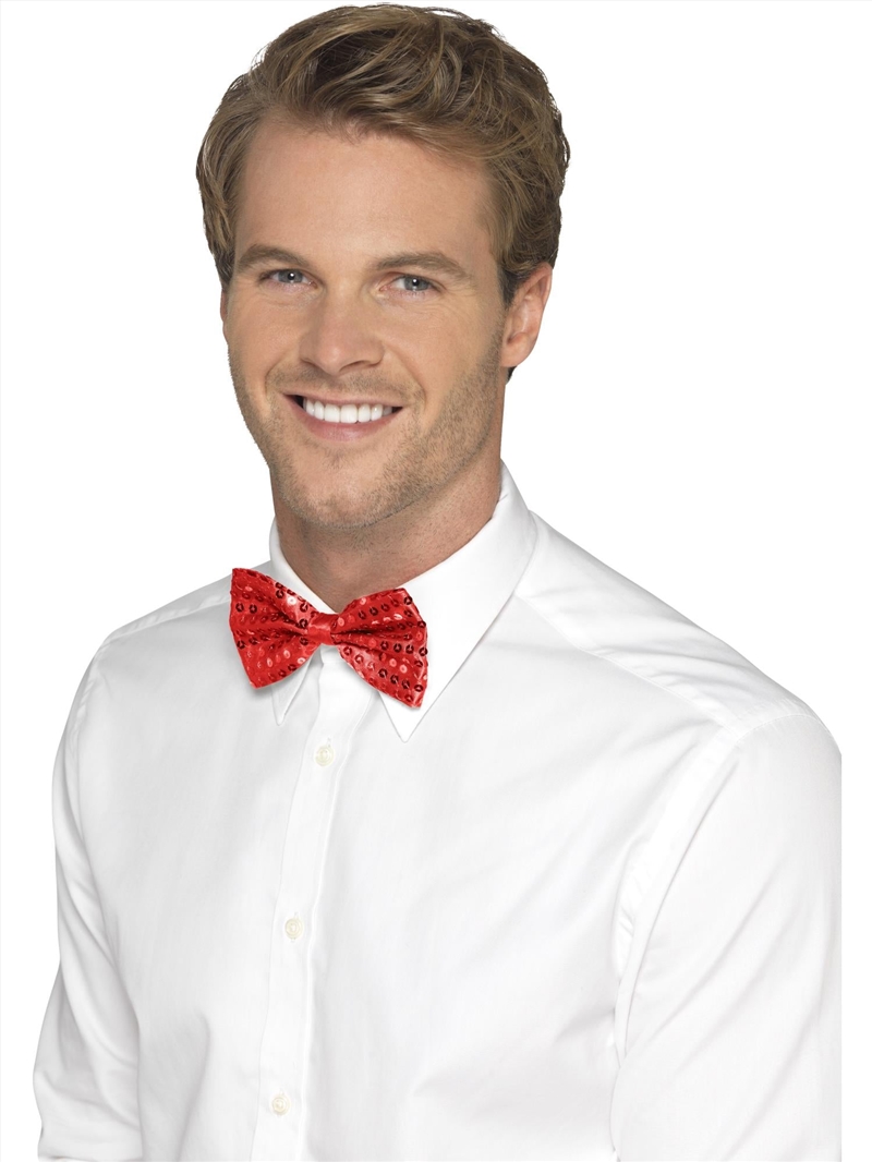 Bow Tie Red Sequin/Product Detail/Costumes