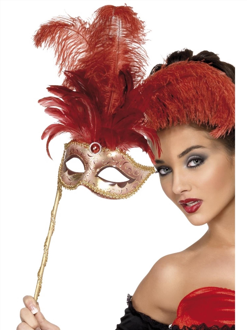 Baroque Red Fantasy Eyemask/Product Detail/Costumes