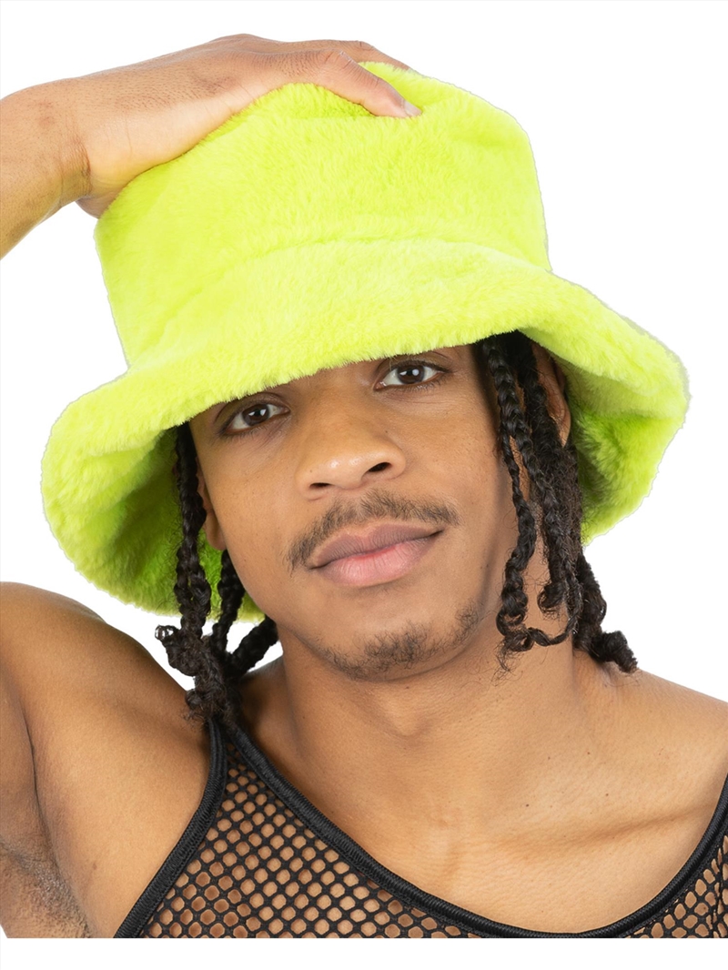 90's Green Fur Bucket Hat/Product Detail/Costumes