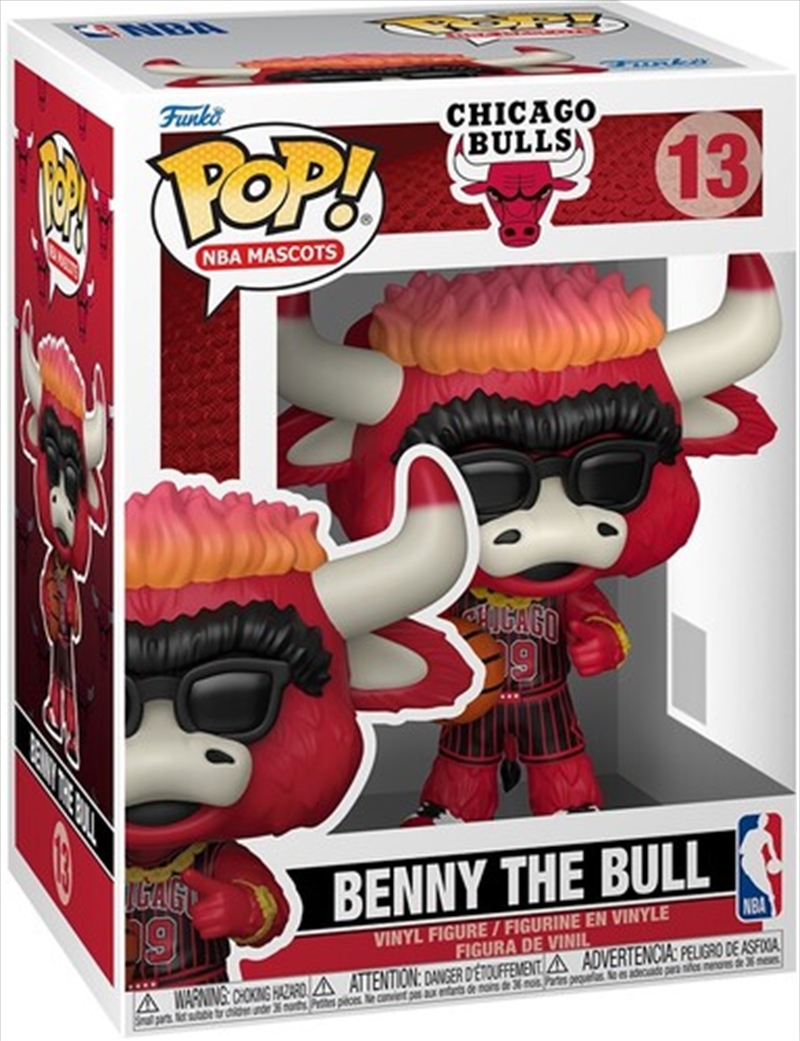 NBA: Mascots - Benny the Bull (Chicago Bulls) Pop! Vinyl/Product Detail/Sport