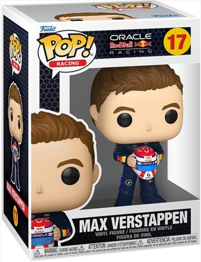 Formula 1: Red Bull - Max Verstappen (Holding Helmet) Pop! Vinyl/Product Detail/Sport