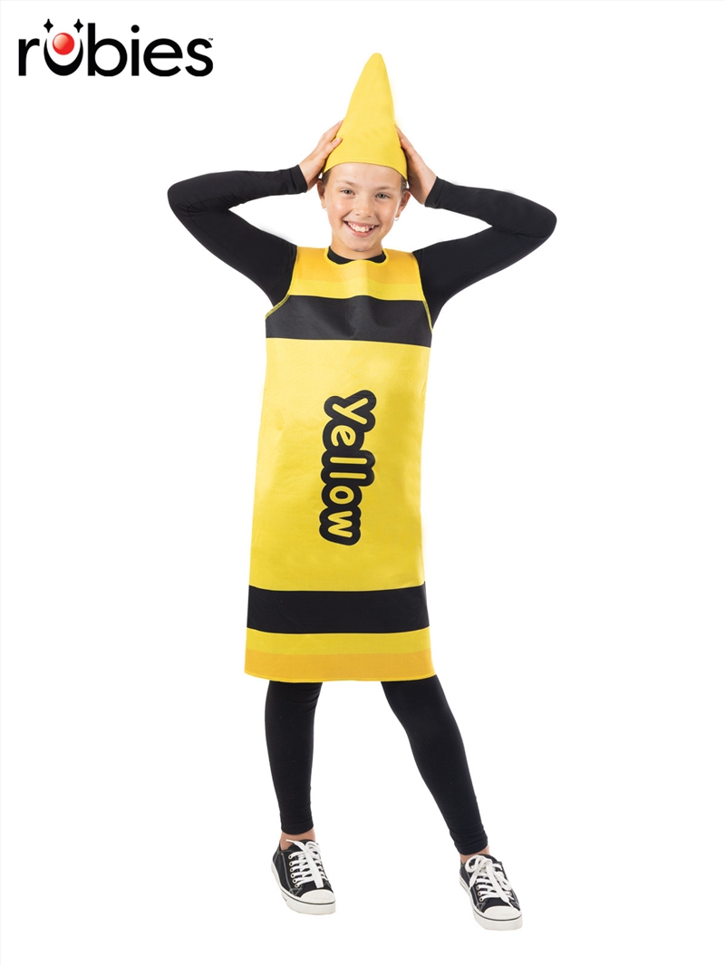 Crayon Yellow Child Tabard Costume - One Size/Product Detail/Costumes