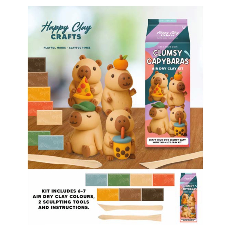 Gift Republic - Capybara Air Dry Clay Kit/Product Detail/Arts & Craft