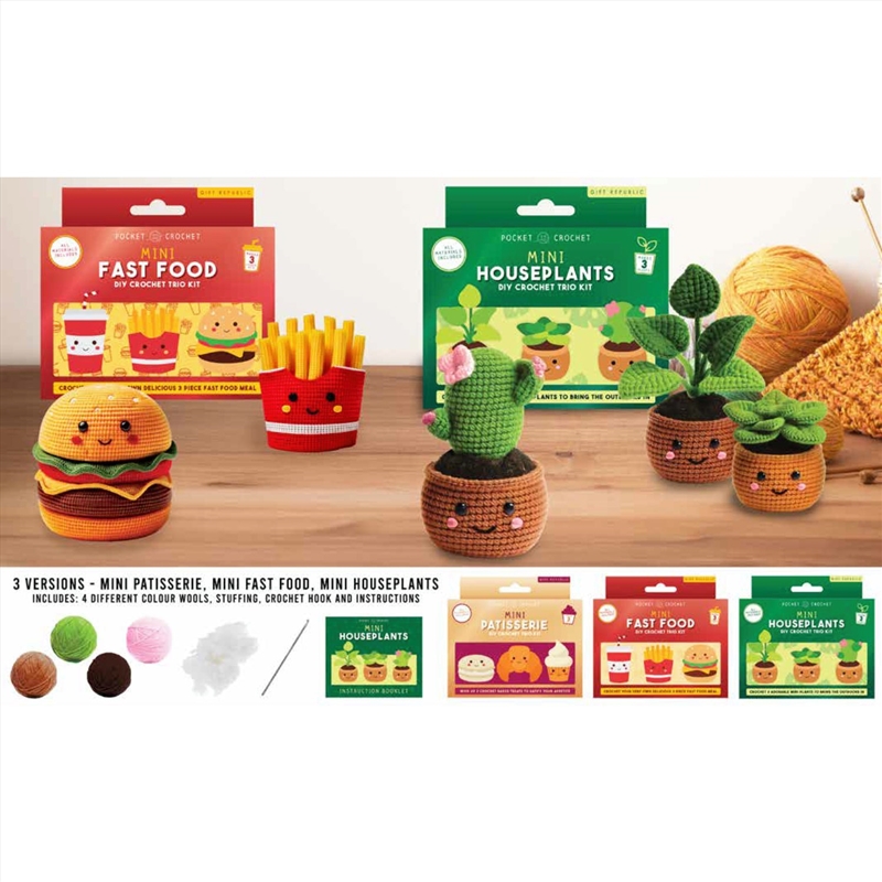 Gift Republic - Pocket Crochet Crafts: Mini Patisserie/Product Detail/Arts & Craft