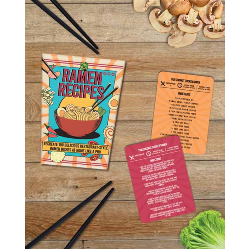 Gift Republic - 100 Ramen Recipes Cards/Product Detail/Recipes, Food & Drink