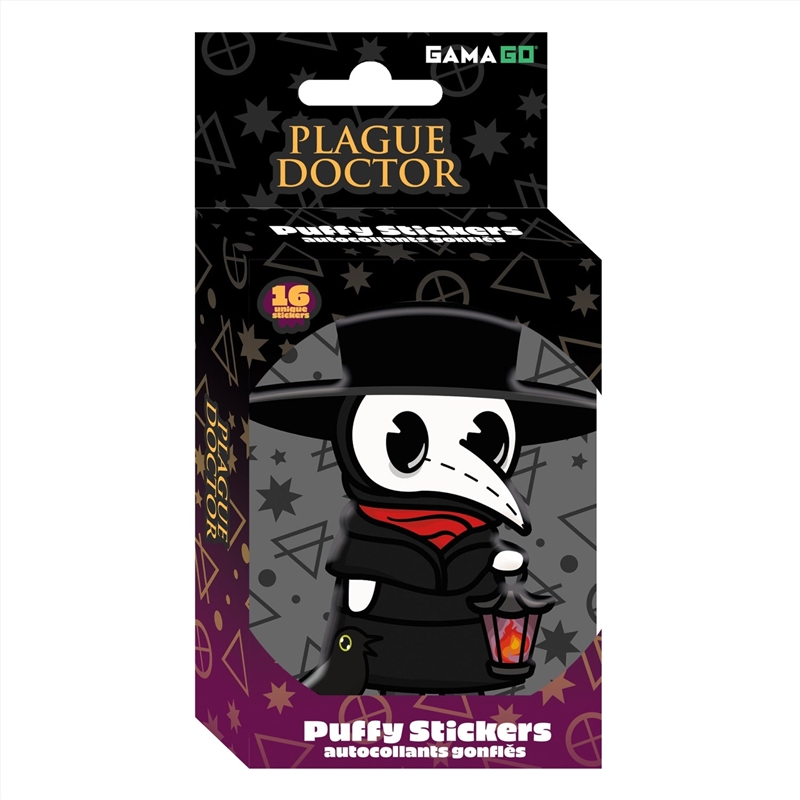 GamaGo - Plague Doctor Puffy Stickers in Embossed Tin/Product Detail/Stationery
