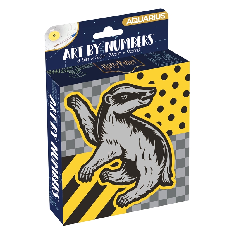 Aquarius - Harry Potter Hufflepuff Micro Art by Numbers (3.5" x 3.5")/Product Detail/Arts & Craft