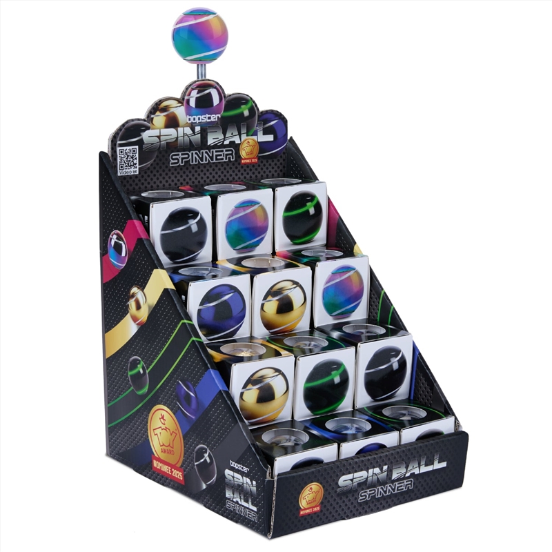 Bopster - Neon Spin Ball Spinner (Sent At Random)/Product Detail/Fidget & Sensory