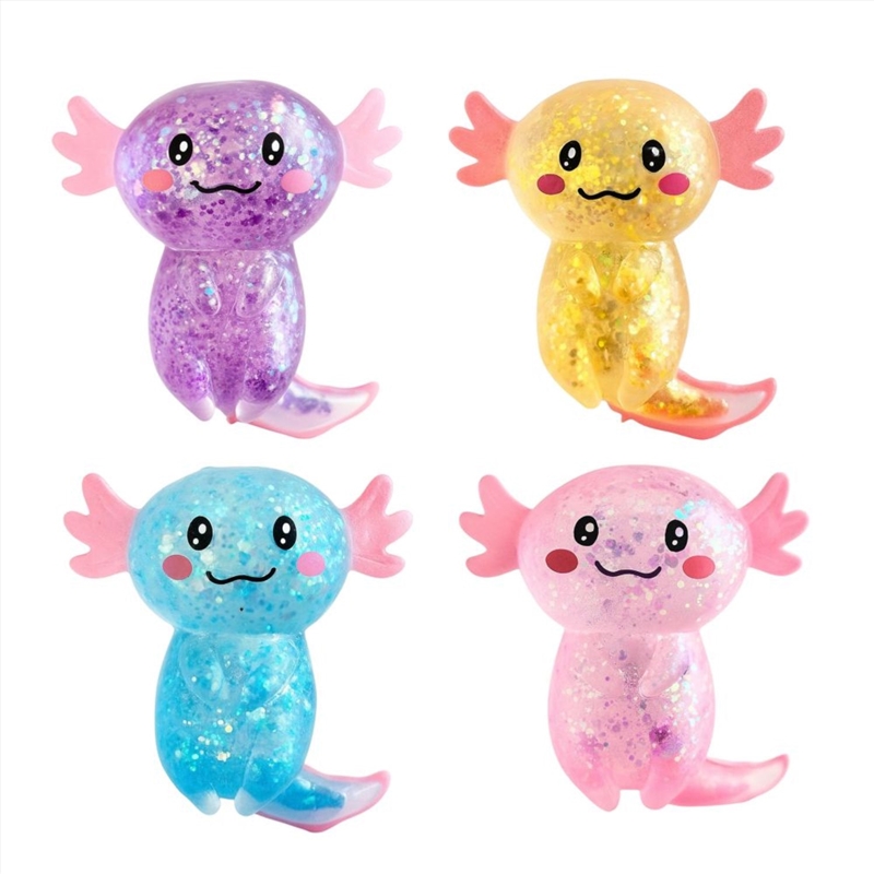 Keycraft - Squishy Sparkly Axolotl (Sent At Random)/Product Detail/Toys