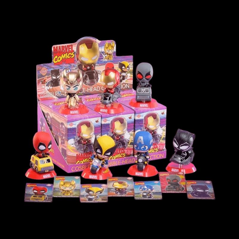 Marvel - Marvel Comics Cosbi Rider Bobble-Head (Sent At Random)/Product Detail/Figurines