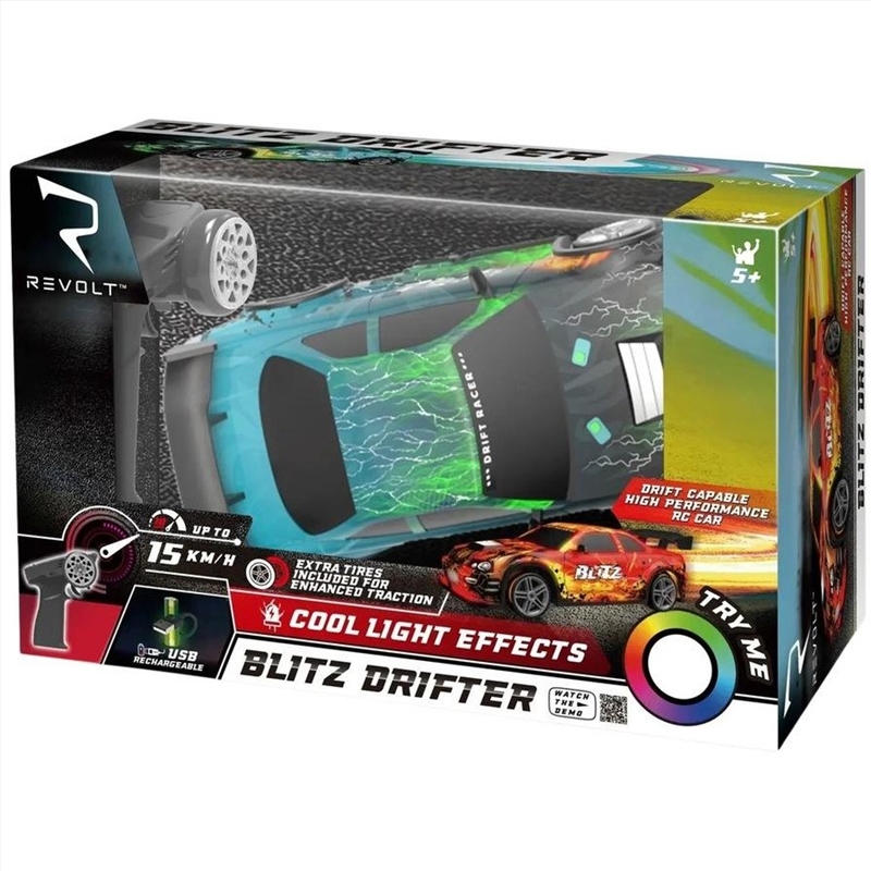 Revolt 1:24 Radio Control 2.4Ghz Blitz Drifter assorted (Sent At Random)/Product Detail/Toys