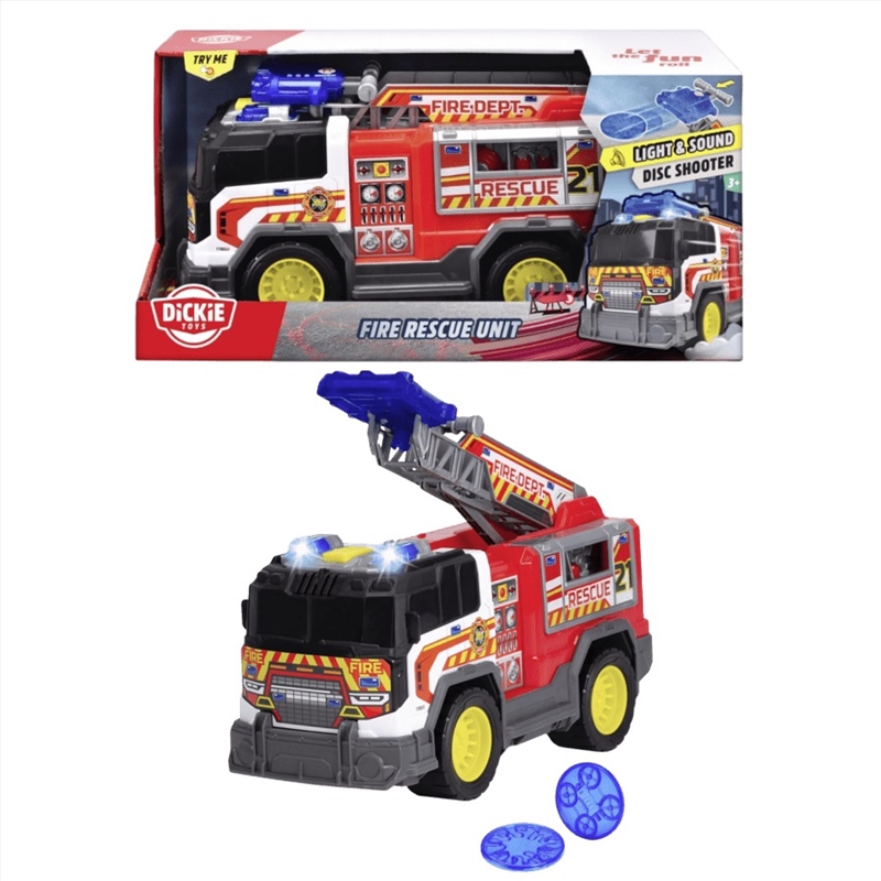 Dickie Toys - Fire Rescue Unit 30cm Vehicle/Product Detail/Toys