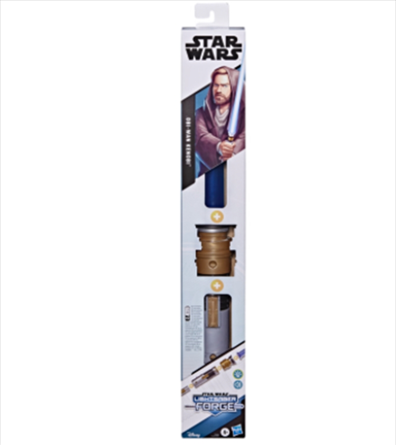 Star Wars Lightsaber Forge Obi-Wan Kenobi Electronic Blue Lightsaber/Product Detail/Collectables