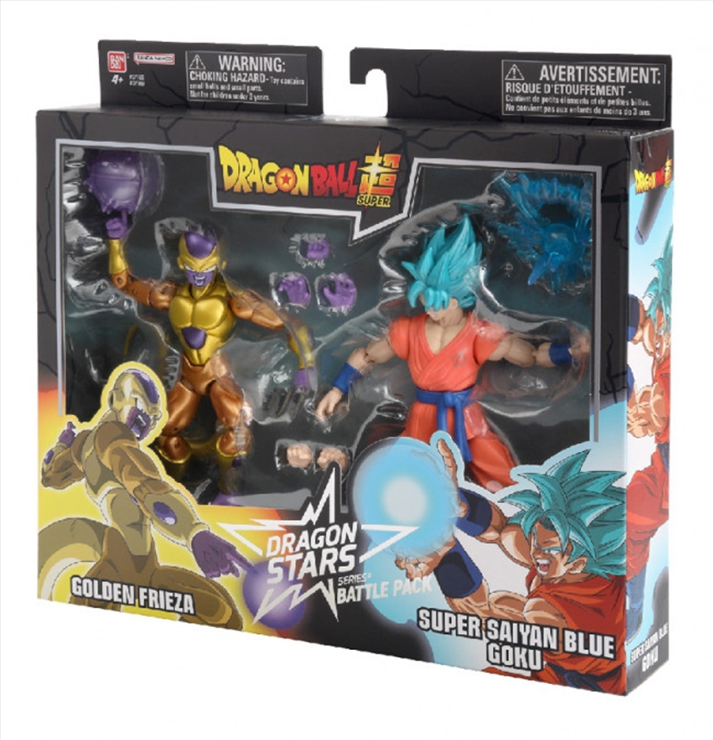 Bandai Toys - Dragon Ball Dragon Stars - Battle Pack - Golden Frieza vs Super Saiyan Blue Goku/Product Detail/Figurines