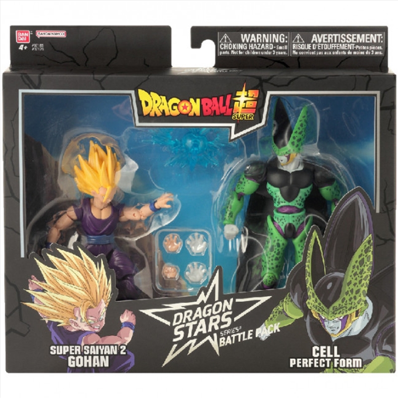 Bandai Toys - Dragon Ball Dragon Stars - Battle Pack - Super Saiyan 2 Gohan vs Cell/Product Detail/Figurines