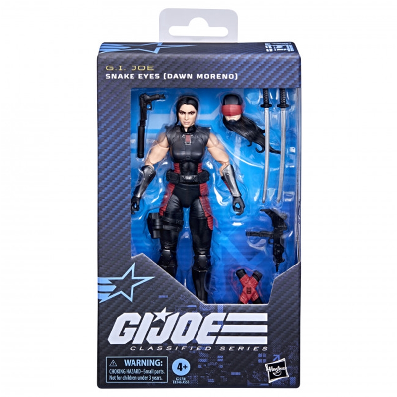 G.I. Joe Classified Series #197. Snake Eyes (Dawn Moreno) Action Figure/Product Detail/Figurines