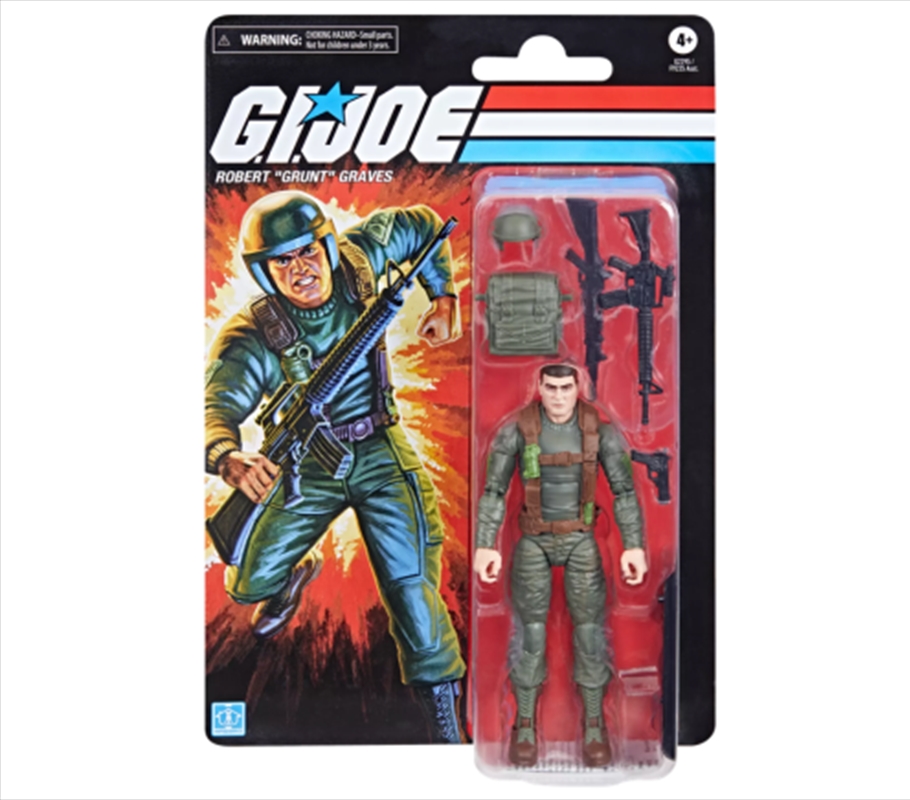 G.I. Joe Classified Series Retro Cardback Robert "Grunt" Graves/Product Detail/Figurines