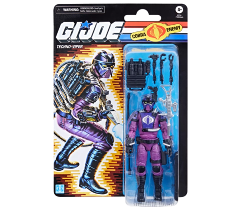 G.I. Joe Classified Series Retro Cardback Techno-Viper/Product Detail/Figurines