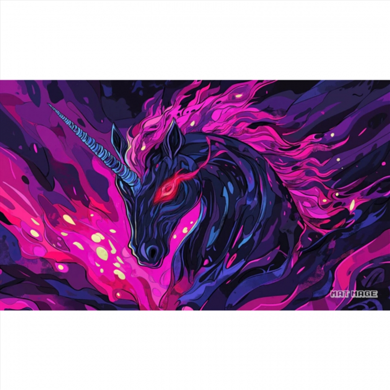 Mat Mage - Heavy Metal Unicorn Playmat/Product Detail/Games Accessories