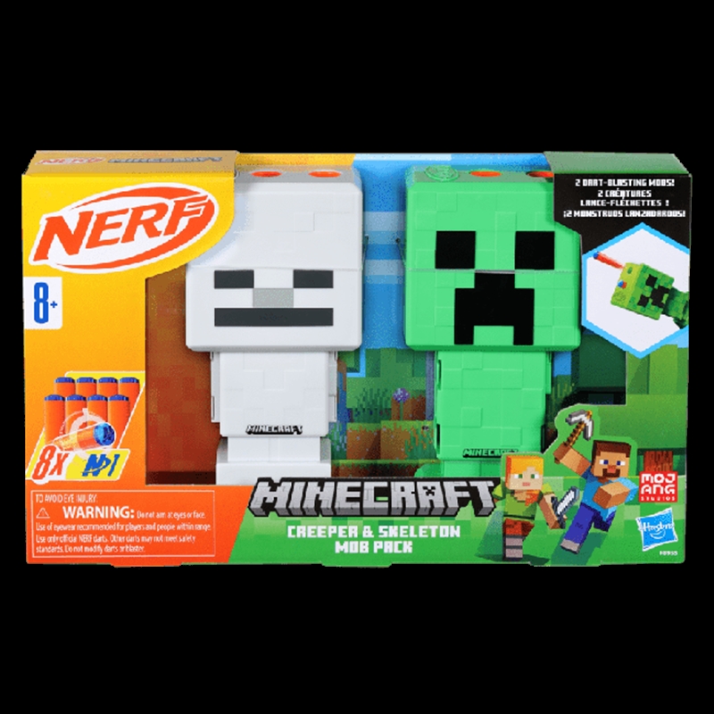 Nerf Minecraft Creeper & Skeleton Mob Pack/Product Detail/Toys