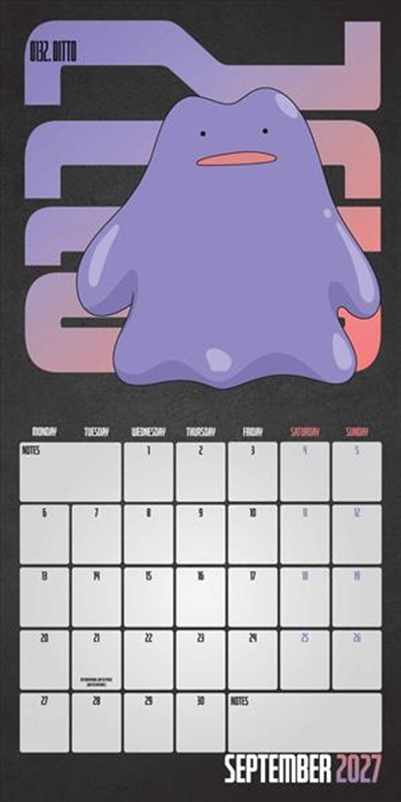 Pokemon Calendar/Product Detail/Calendars & Diaries