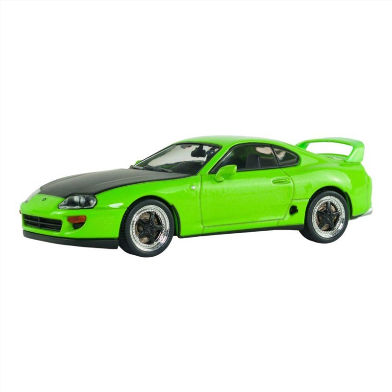 Solido Cars - 2001 Toyota Supra MK.4 Solido Works (Neon Green) 1:43 Diecast Vehicle/Product Detail/Figurines