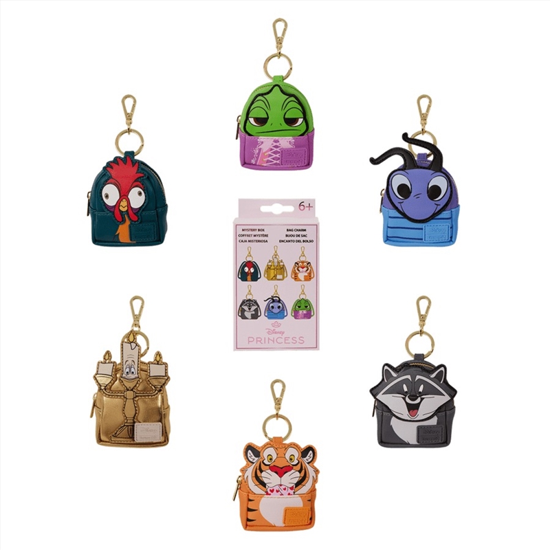 Loungefly Disney Princess - Sidekicks Mystery Mini Backpack Keychain Charm (Sent At Random)/Product Detail/Keyrings