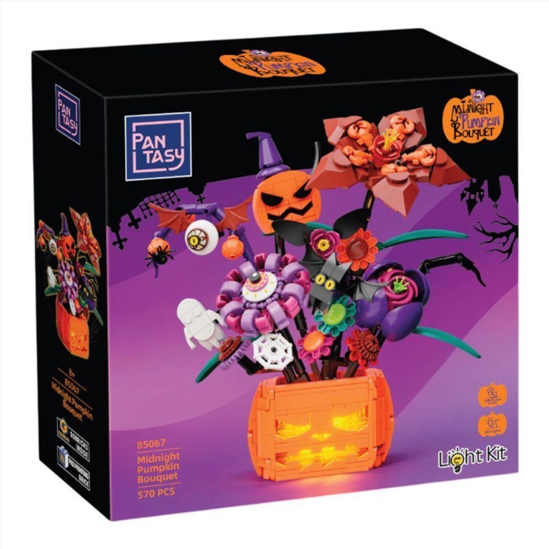 Halloween Series - Midnight Pumpkin Bouquet Construction Set (570 Pcs)/Product Detail/Figurines