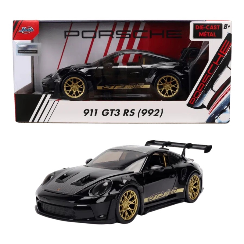 HyperSpec - 1:24 Porsche 911 GT3 RS (992) (Gloss Black) Diecast Vehicle/Product Detail/Figurines