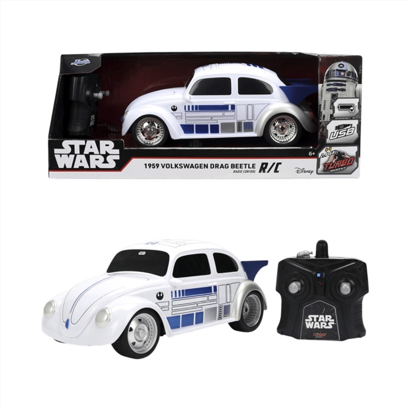 Star Wars - 1:16 1959 Volkswagen Drag Beetle (R2D2) Remote Control Vehicle/Product Detail/Collectables