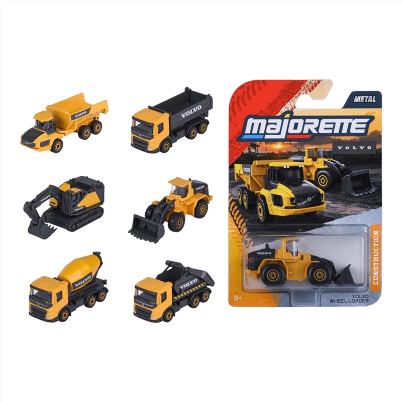 Majorette – 1:64 Volvo Construction Premium (Sent At Random)/Product Detail/Figurines
