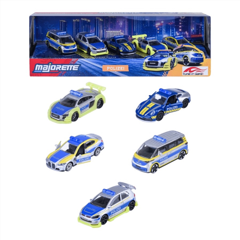 Majorette – 1:64 Tune It Safe 5 Vehicle Giftpack/Product Detail/Figurines