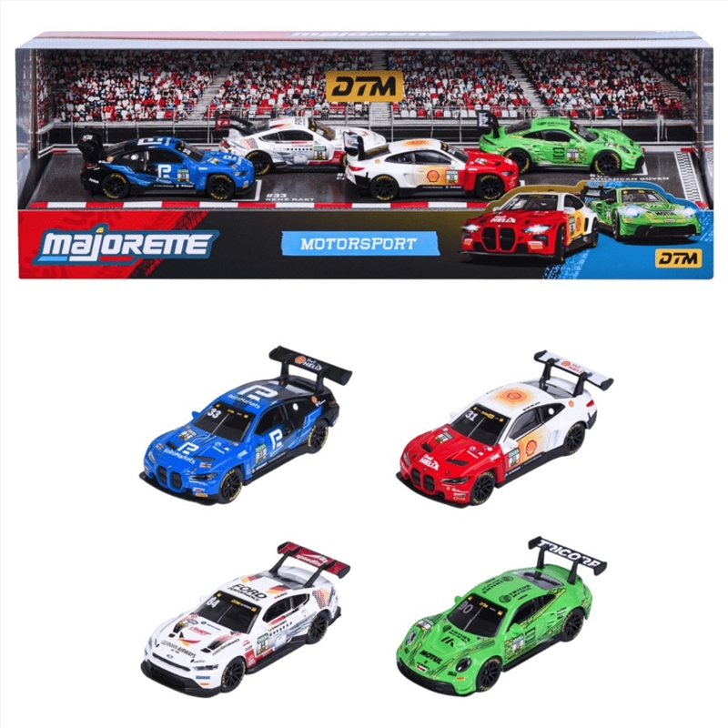 Majorette – 1:64 Motorsport DTM 4 Vehicle Giftpack/Product Detail/Figurines