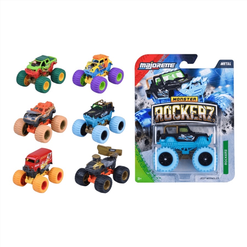 Majorette – 1:64 Monster Rockerz (Sent At Random)/Product Detail/Figurines