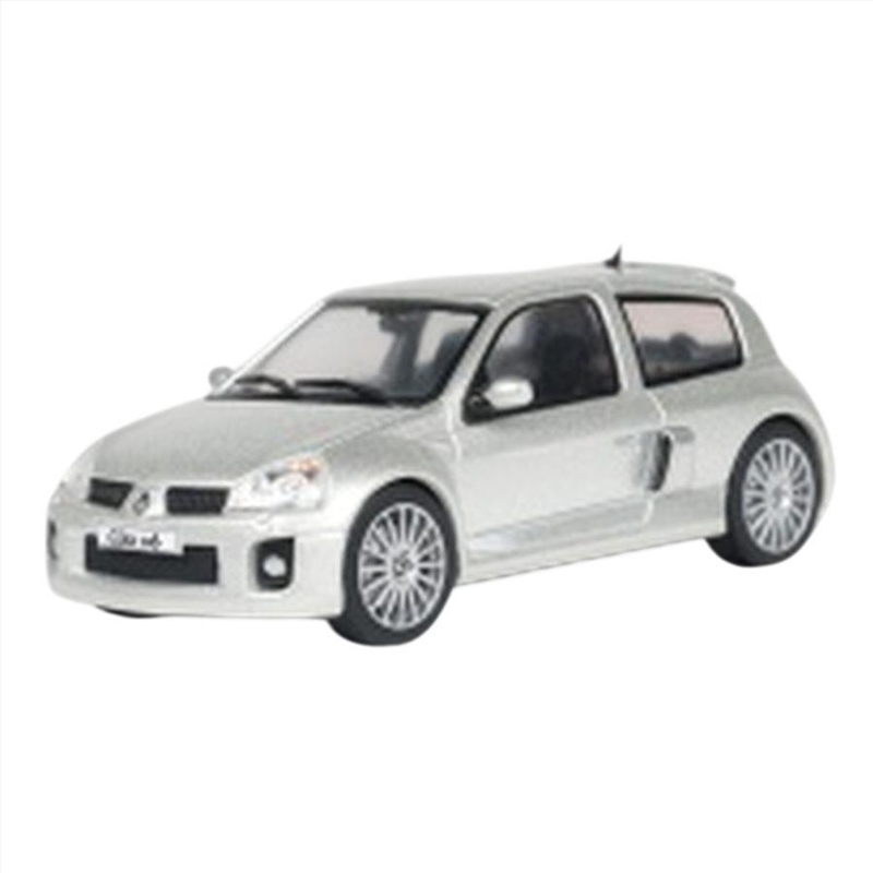 Solido - 1:43 Renault Clio V6 PH.2 Gris Titane 647 (2004)/Product Detail/Figurines