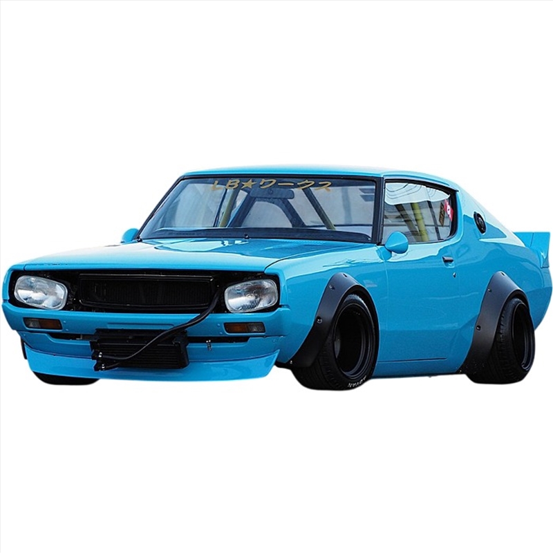 Solido - 1:43 Nissan Skyline GT-R (KPGC110) Kenmeri w/Liberty Walk Body Kit Blue (1972)/Product Detail/Figurines