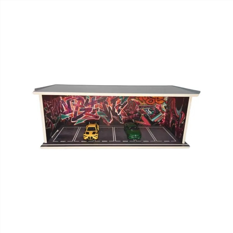 1:64 Diorama - Garage Scene Graffiti Wall E (Boxed) Miniature Scene/Product Detail/Figurines