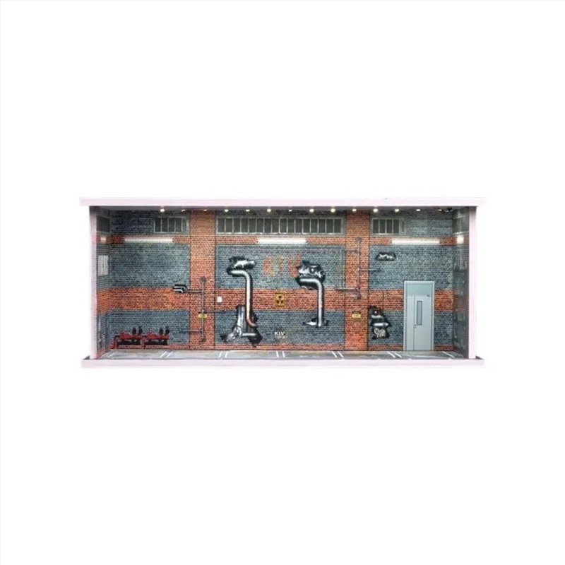 1:64 Diorama - Garage Scene Outdated Factory C (Boxed) Miniature Scene/Product Detail/Figurines