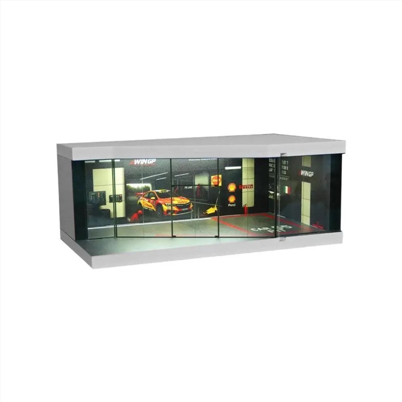 1:64 Diorama - Racing Repair Showroom Miniature Scene/Product Detail/Figurines