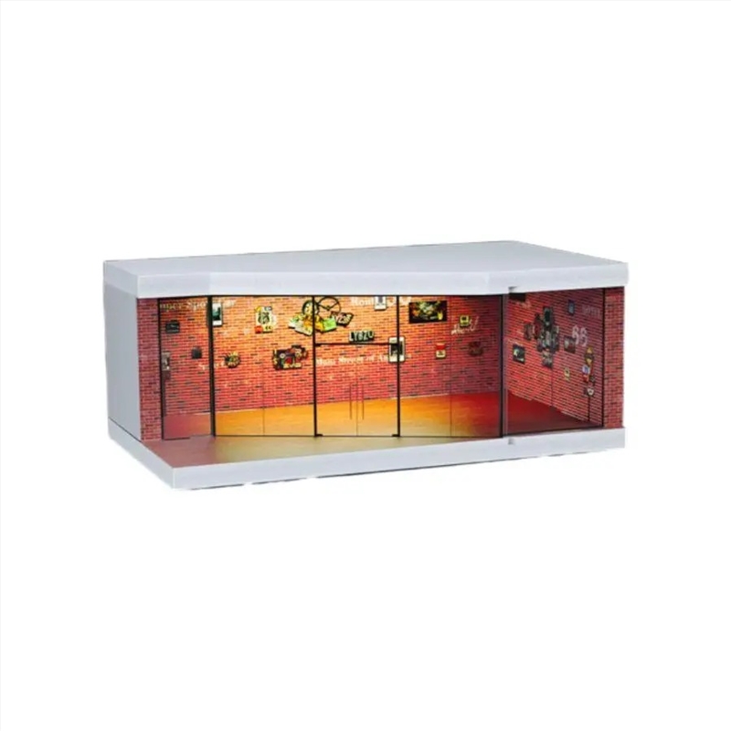 1:64 Diorama - Red Brick Exhibition Hall Miniature Scene/Product Detail/Figurines