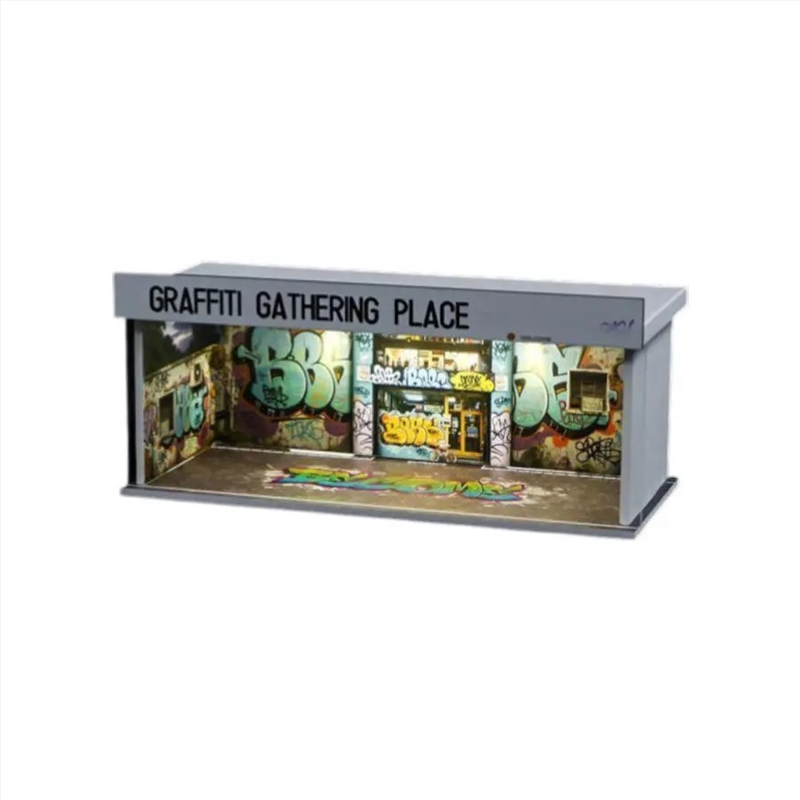 1:64 Diorama - Graffiti Gathering Place Miniature Scene/Product Detail/Figurines