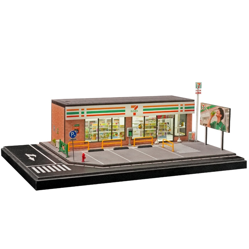 1:64 Diorama - 1:64 711 Convenience Store Scene (Large Combination Set) Miniature Scene/Product Detail/Figurines
