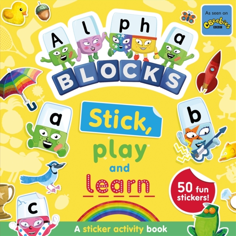 Alphablocks Stick, Play and Learn: A Sticker Activity Book/Product Detail/Kids Activity Books