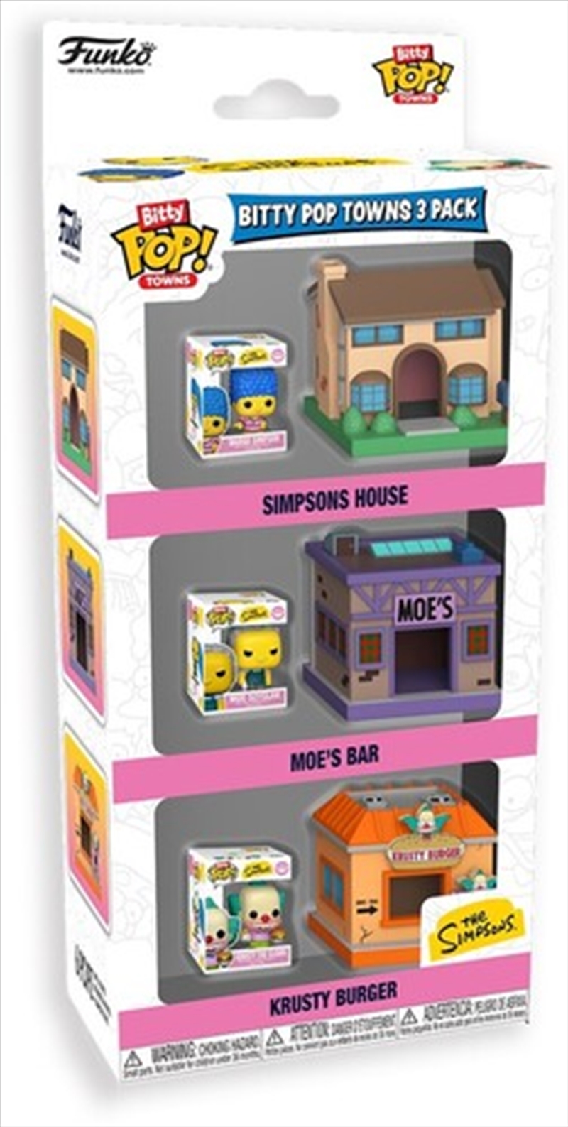 The Simpsons – Springfield Bitty Pop! Town 3-Pack/Product Detail/Funko Collections