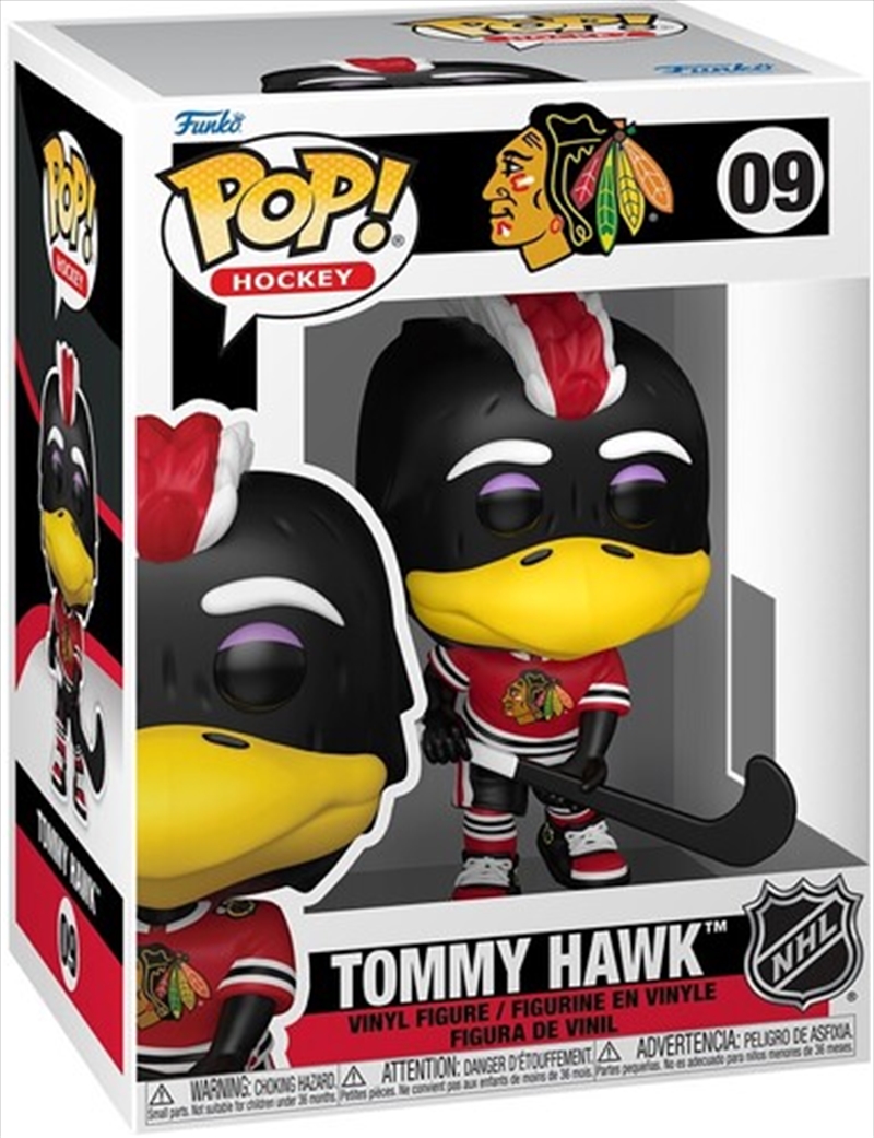 NHL: Mascots – Tommy Hawk (Chicago Blackhawks) Pop! Vinyl/Product Detail/Sport