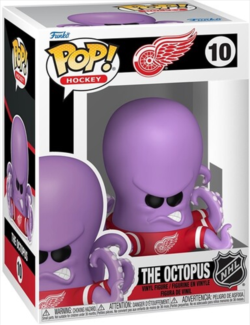 NHL: Mascots – The Octopus (Detroit Red Wings) Pop! Vinyl/Product Detail/Sport