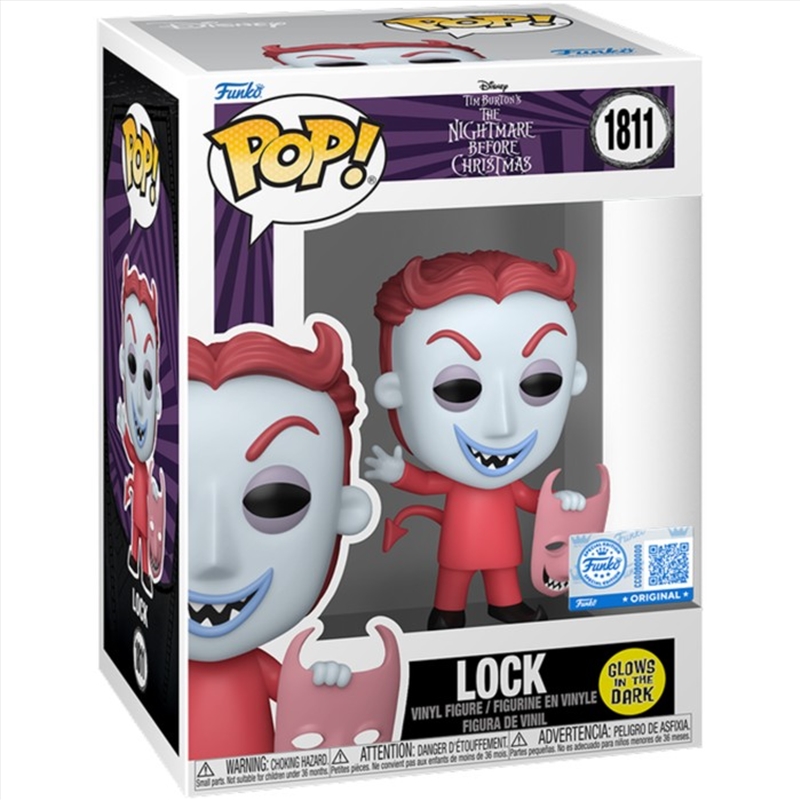 Nightmare Before Christmas – Lock Exclusive Glow Pop! Vinyl/Product Detail/Standard Pop Vinyl